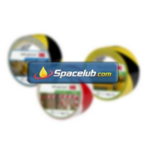 3M 766i Black, Yellow PVC 33m Hazard Tape, 0.125mm Thickness