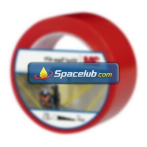 3M 7100260125 Red PVC 33m Hazard Tape, 0.14mm Thickness “471 RED”