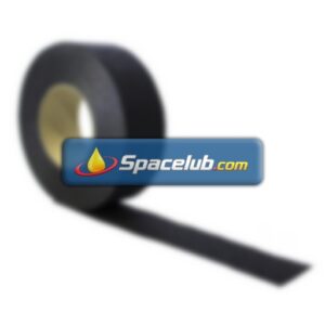 RS PRO Black Polyethylene 18.3m Hazard Tape, 1.05mm Thickness