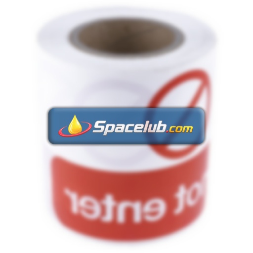 RS PRO Red/White Polyethylene 100m Barrier Tape